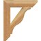 Ekena Millwork Funston Slat Rough Sawn Bracket, Western Red Cedar, 4"W x 20"D x 24"H BKT04X20X24FST06RWR - alternate 3